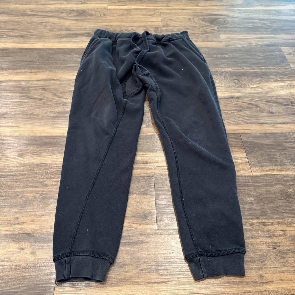 YoungLA Sweatpants Mens Large Black Fleece Jogger Pants Lounge Workout Gym FLAW